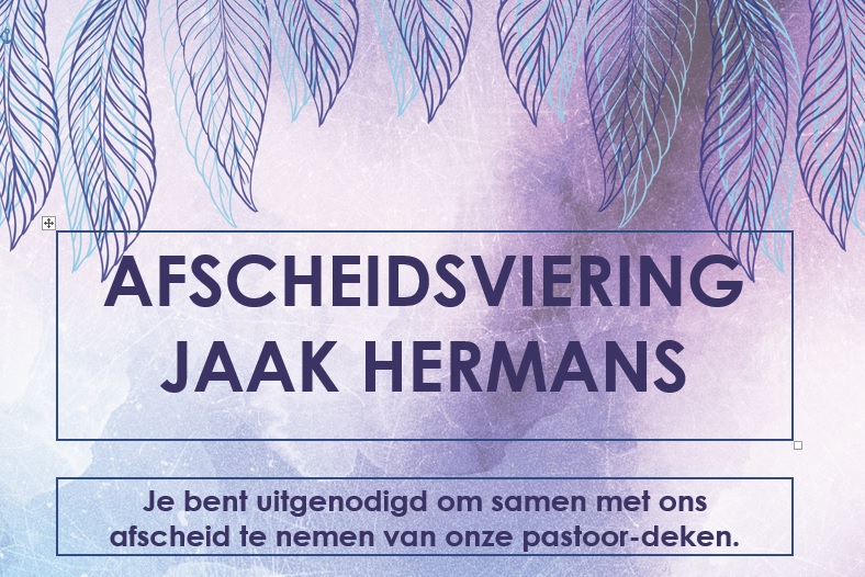 affiche Jaak afscheid